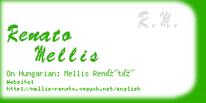 renato mellis business card